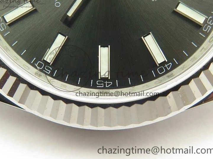 Jubilee New Best Version Stick Markers REF Gray 1:1 Edition Bracelet DateJust Dial SS 126334 A3235 On 0807